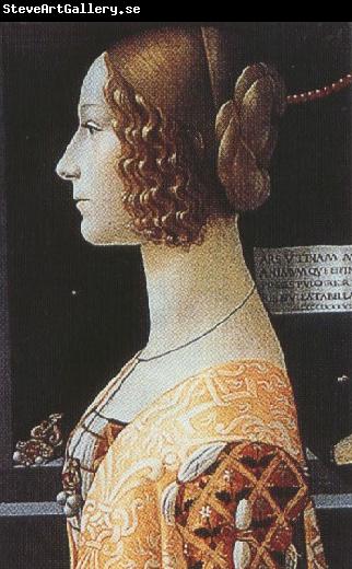 Sandro Botticelli Domenico Ghirlandaio,Portrait of Giovanna Tornabuoni (mk36)